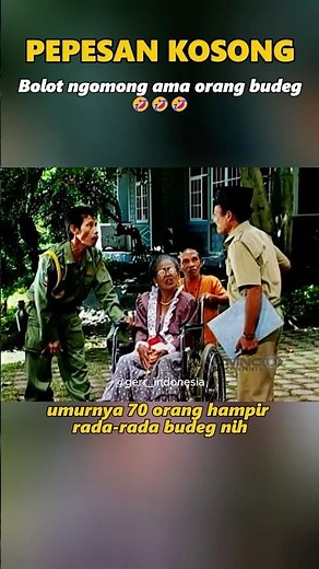 PEPESAN KOSONG - Bolot ngomong ama orang budeg 🤣🤣