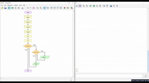 91.Flowgorithm - ascii art