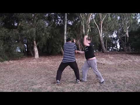 Taiji Mantis Kung Fu Application - Crushing the Top of Mount Tai