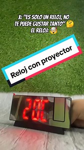 Reloj despertador digital con función de proyección