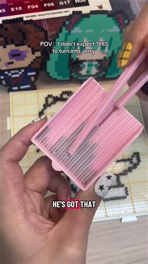 Turning Pure Chaos Into Tom & Jerry Pixel Art — PixieBeads Did This 🎨