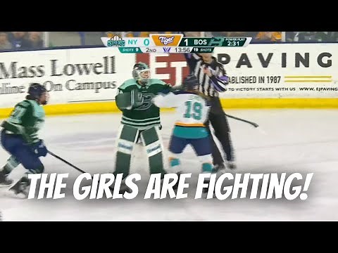 The Girls Are FIGHTING! | Boston vs. New York PWHL Chaos Recap | January 31, 2025