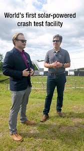 ☀️ Our Vehicle Research Center in Ruckersville, Virginia, will soon become the world’s first solar-powered crash testing facility! Learn more from IIHS’ Raul Arbelaez. #solar #solarpanels #iihs #car #cargram #instacar | Insurance Institute for Highway Safety