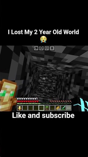 I Lost My 2 Year Old World In Minecraft #minecraft #minecraftmemes #shorts #trending #funny