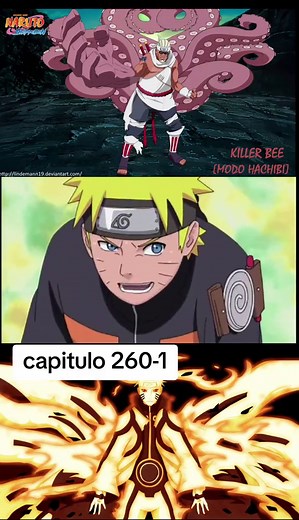 Capítulo 260-1 de Naruto Shippuden: Itachi y Naruto