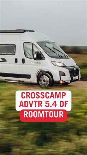 CROSSCAMP | Camper Vans & Adventure on Instagram: "🇩🇪 Der kleineste Campervan! 🚐 Auf 5,40m alles drin, mit Küche, Bad Doppelbett, Stehhöhe und trotzdem alltagstauglich! Schau dir die Roomtour auf YouTube an - Link in der Bio! 🇬🇧 The smallest campervan! 🚐 Everything you need in 5.40 metres, with a kitchen, bathroom, double bed, standing room and still suitable for everyday use! Check out the room tour on YouTube – link in the bio!"