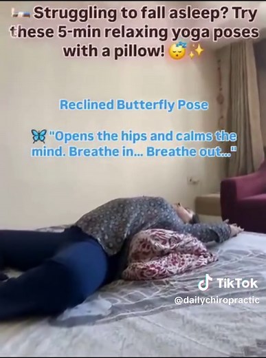 5-Min Pillow Yoga for Sleep: Relaxing Bedtime Poses