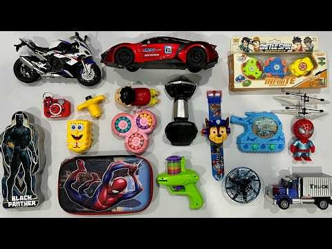 My Latest Cheapest Toy Collection, RC Car, Bike, Spinner, Flying Spiderman, Projector Watch