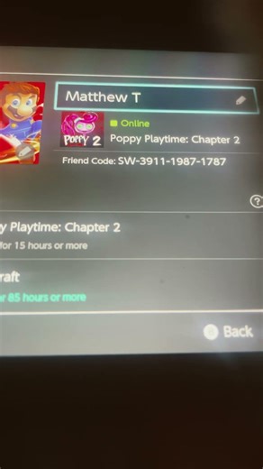 add me on switch ￼