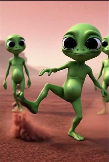 Green Alien Ka 40 Second Dance Show – Full Comedy Moves!