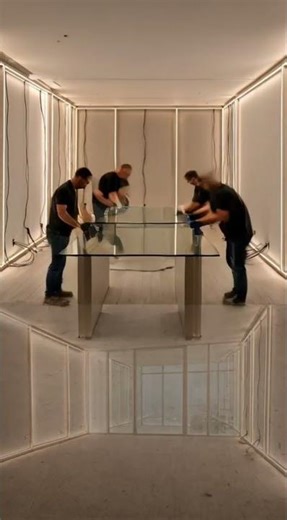 Futuristic Glass Executive Office Renovation | Luxury High-Tech Workspace Transformation