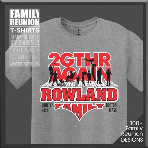 Family Reunion T-shirt Designs – 2gether Again, Building Memories (DTF Transfers) - Etsy