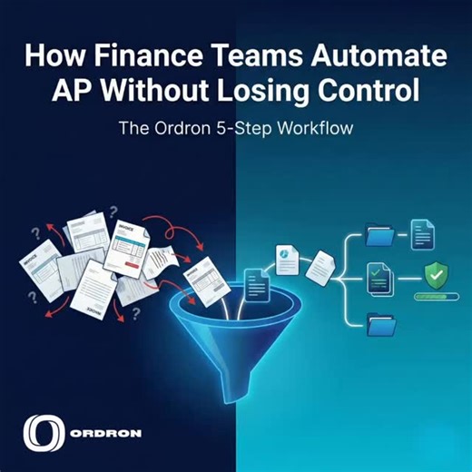 Ordron | Automation | Tech | AI | Finance automations must control invoices, approvals, and payments. Ordron builds AP automations aligned to finance governance.... | Instagram
