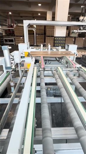 Precision Cutting in Action | Alpine Floor Production Line