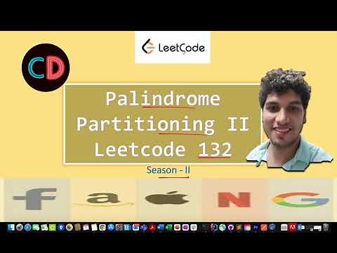 Palindrome Partitioning II | Leetcode 132 | Live coding session 🔥🔥🔥
