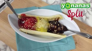 11K views · 220 reactions | Bananas, Strawberries, Pineapple & Cocoa create a healthy, guilt-free & dairy-free version of Banana Split! Just add your favorite toppings! | Yonanas | Facebook