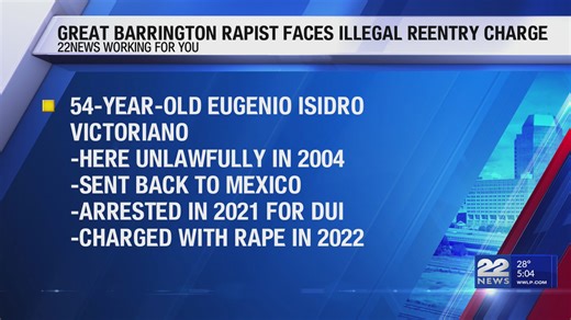 Man convicted of MA rape charged with illegal reentry