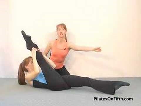 Pilates Workout Exercise: Scissors