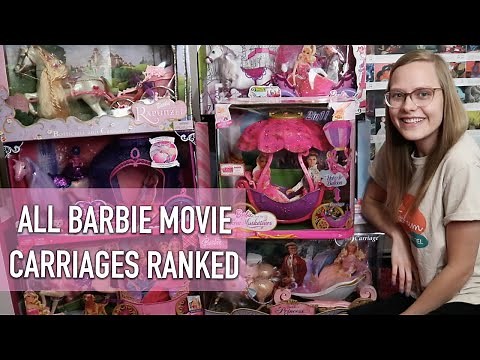 i bought every barbie movie carriage so i could rank them