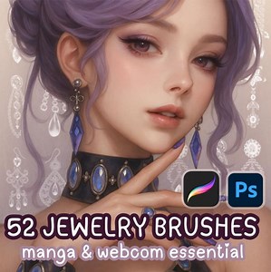 52 Procreate Jewelry Brushes | Procreate Earring Brushes | Procreate Jewelry Stamps | Procreate Chain Brushes | Procreate Necklace Brushes - Etsy