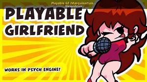 Playable GF (Marquisartuis Version) Mod for Friday Night Funkin' | FNF Mods
