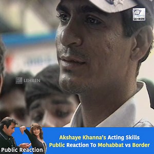 Watch how the public reacts to Akshaye Khanna’s performances in Mohabbat and Border, with comparisons drawn to his legendary father, Vinod Khanna. See what viewers think of his acting skills and the legacy he carries. #AkshayeKhanna #bollywood #PublicReview #publicreaction #throwback #Lehren | Lehren