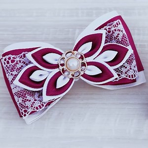 96K views · 3K reactions | DIY Grosgrain Hair Bows | MiLena Handmade | Facebook