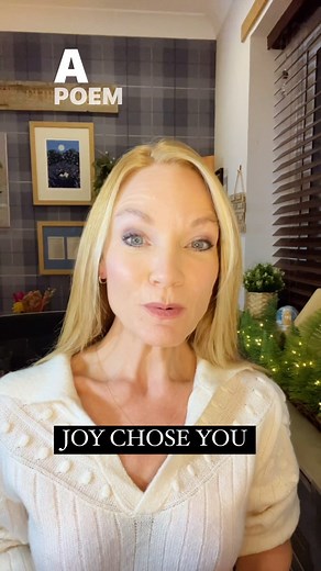2.7K views · 628 reactions | JOY CHOSE YOU… lots of requests for this one today thanks to @harrybakerpoet reading it so beautifully… #joypoem #joychoseyou #joy #poetry #words | Donna Ashworth | Facebook