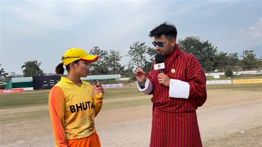 Glimpse from the toss session. Bhutan vs Hong Kong, China Watch the match here: https://www.styxsports.com/live-match/cricket/lotus-cup-women-t20i-tri-series-2026/bhutan-women-vs-hong-kong-women-live-5/696fb911e3ef4643d303662c | Bhutan Cricket