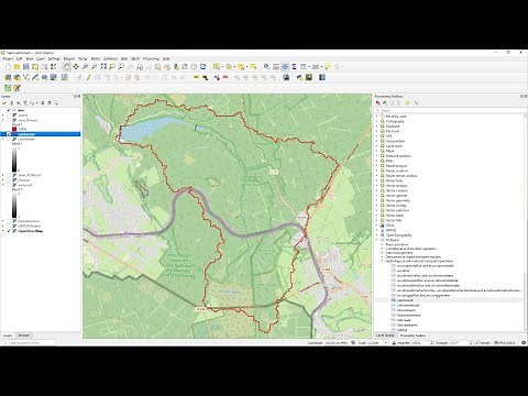 Calculate the Catchment of a Reservoir Lake in QGIS