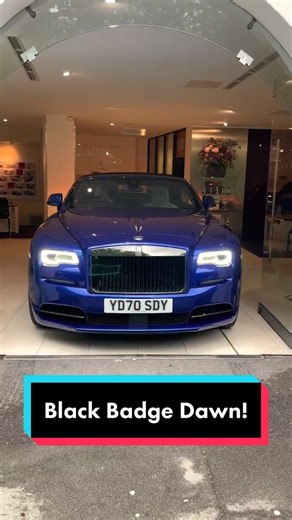 The latest car on display at our showroom is this stunning #blackbadge #dawn ! #rollsroyce#luxury#carsoftiktok#cars#luxurycar#luxurylife#carslover