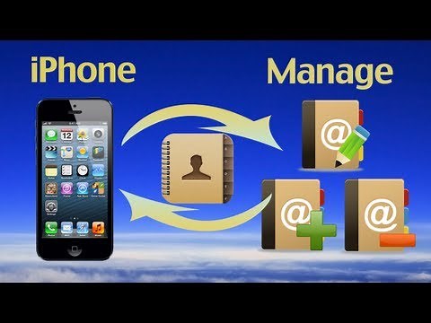 How to manage iPhone Contacts & backup my iPhone contacts on Windows with best contact manager