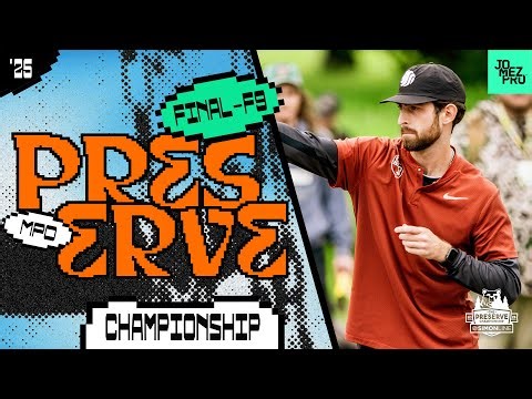 2025 Preserve Championship | MPO FINALF9 | Buhr, Ellis, Schultz, Barela | Jomez Disc Golf