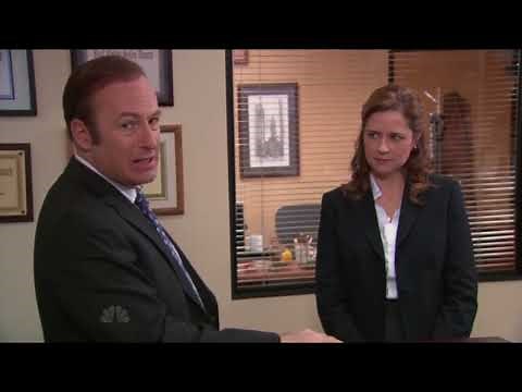 Saul Goodman on the Office cameras