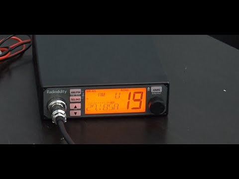 CB-500 Radioddity Micro CB Radio, 11 meters, Review And Demo