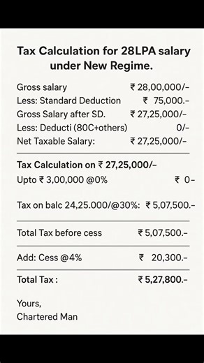 949K views · 684 reactions | Tax calculation for the salary of 28...