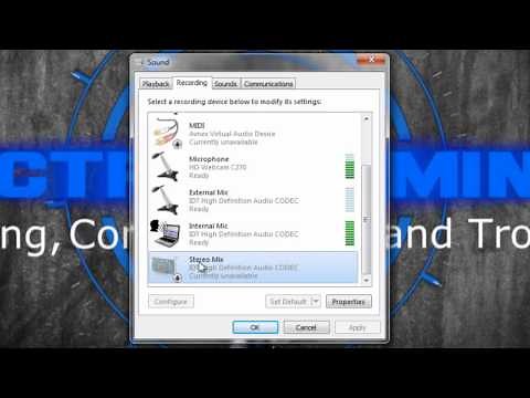 How To: Use Stereo Mix