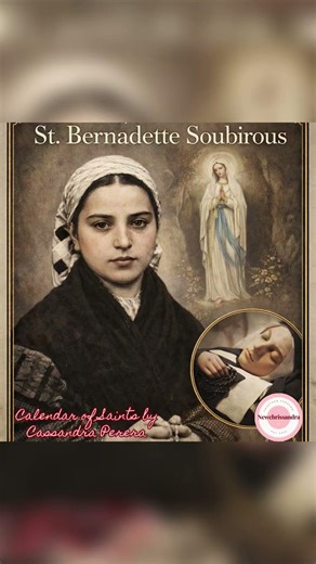 Saint Bernadette Soubirous, pray for us 🙏🏻