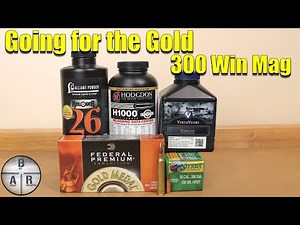 300 Win Mag - Federal Gold Medal Match - Enhancing the 190 SMK for the Thompson center compass