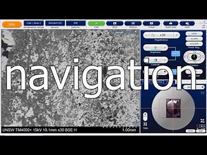 SEM: Hitachi TM4000Plus Benchtop SEM Workflow