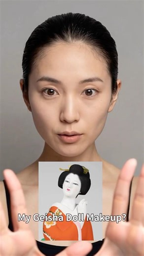 My Geisha Doll Makeup 👘✨