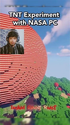 BIG GIANT TNT BALL in Minecraft 💣🔥 | Insane Explosion But 🕔