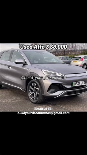 Used BYD Atto 3 60.48kWh Design | BYD Chester Just into our stock, this 2024 BYD Atto 3 60.48kWh Design in Climbing Grey is now available for sale from Chester. Reg number: DF24 GVD Battery: 60.48kWh with up to 260-miles range Transmission: Automatic Mileage: 5,743 miles Some top features on this car include: Electrically adjustable and heated front seats 360-degree camera with front/rear parking sensors Adaptive cruise control Rotating touchscreen media system For more information Email us 📧 b