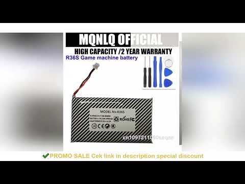 R36S Battery For Open source console R36S Game machine 3.7V 3000mAh Replacement Bateria with Tools