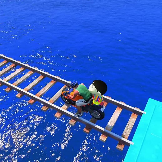 Choo Choo Charles Bike Stunt Gameplay