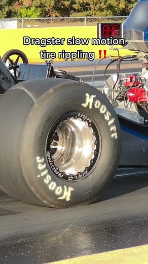 Dragster Slow Motion Tire Rippling