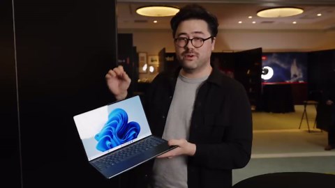 Lenovo hides laptop webcam under the screen