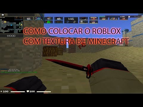 Como colocar textura de minecraft no roblox