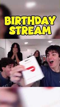 So I streamed during my birthday....