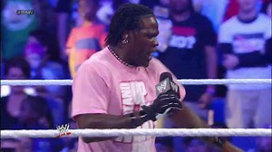 R-Truth enters the arena: WWE App Exclusive, Oct. 14, 2013